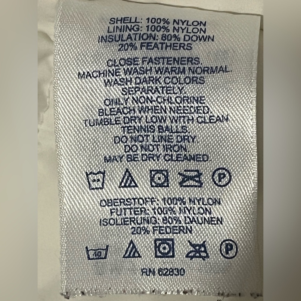 Lands' End Off-White Women’s Ivory Button Up Puffer Vest w Pockets Size L 14-16 - Picture 14 of 14